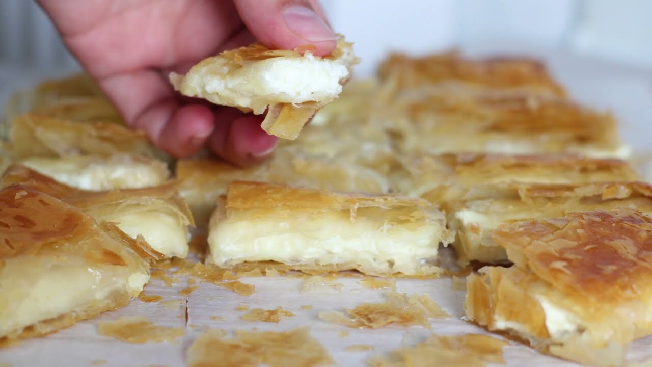 Я готовлю этот греческий сырный пирог - Бугаца с сыром каждый день!