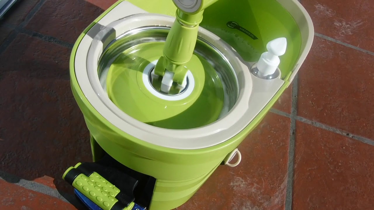 BALDE ESCURRIDOR A PEDAL LIMPIEZA RAPIDA DE PISOS