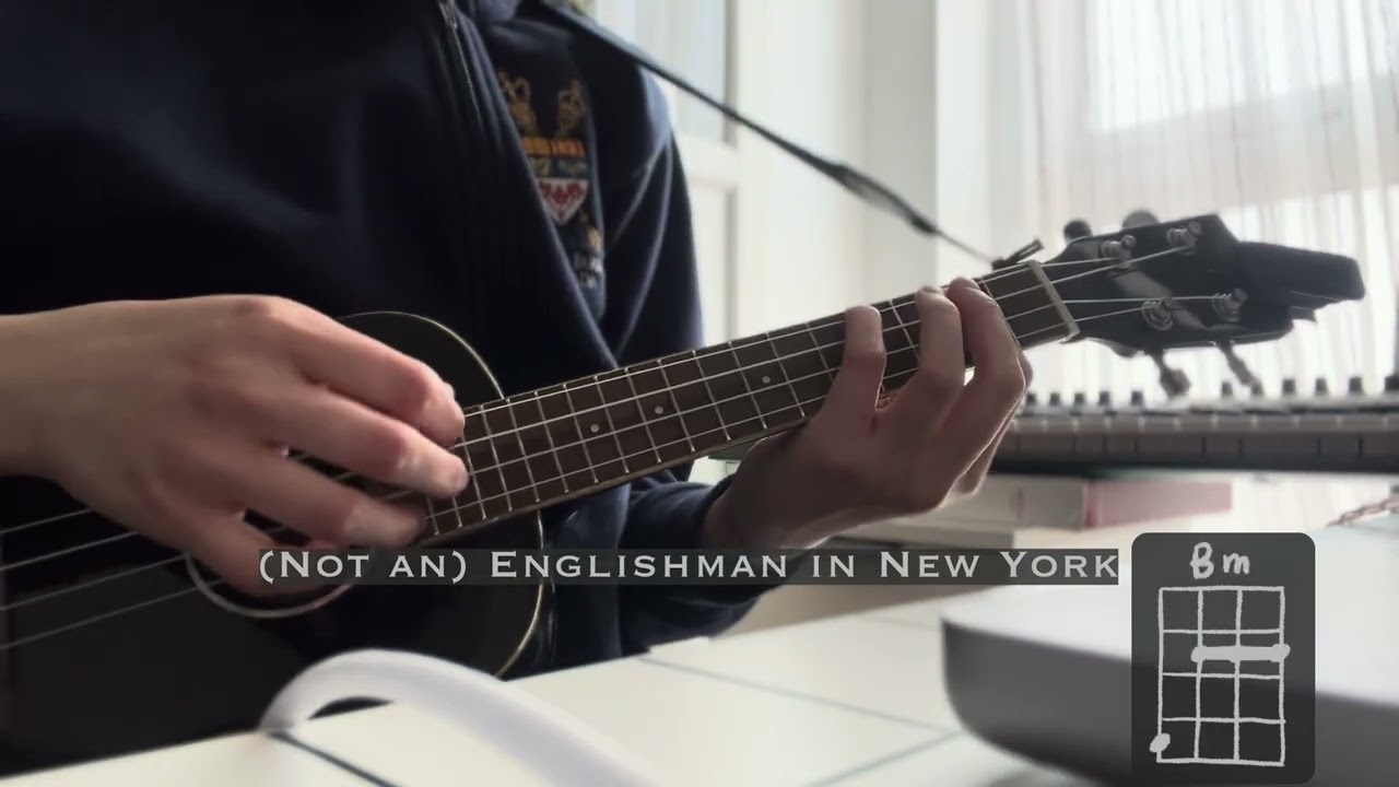 【ENGLISHMAN IN NEW YORK】-  STING (ukulele cover with chords)