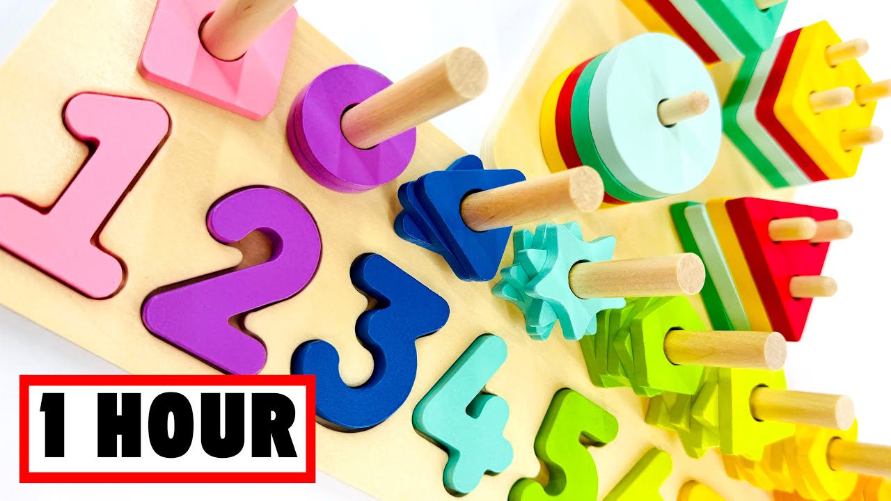 Ultimate Learning Shapes Video for Kids | Toddlers Learn Colors, Numbers & Counting 1 to 10