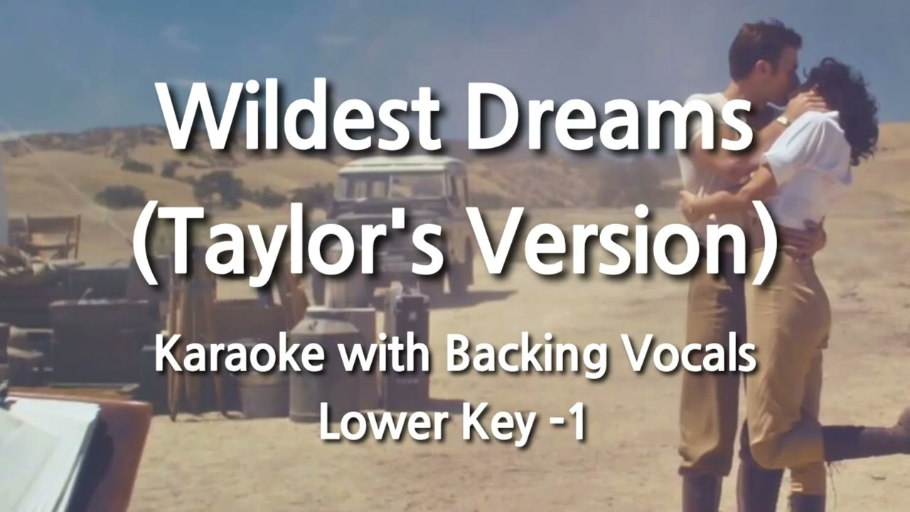 Wildest Dreams (Taylor's Version) (Lower Key -1) Karaoke with Backing Vocals