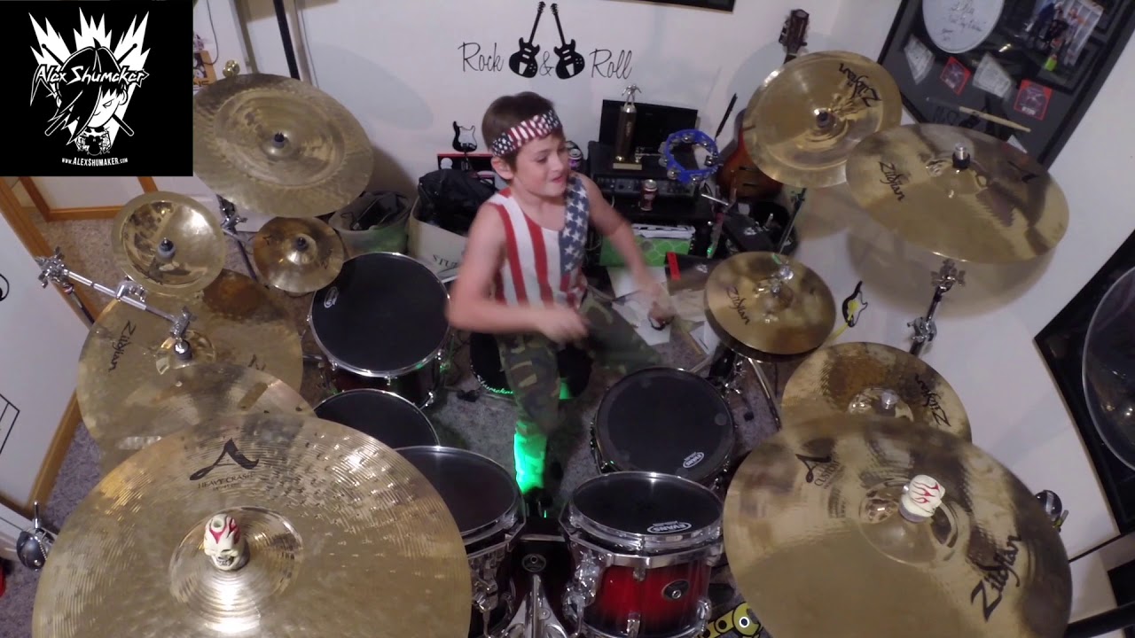 Alex Shumaker 11 year old drummer 