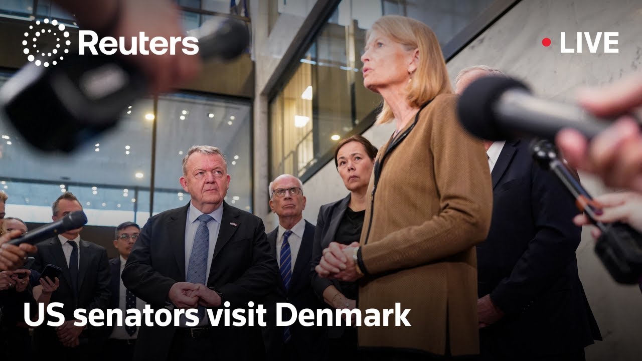 LIVE: US senators visit Denmark