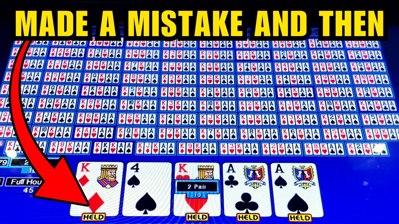 $250 Spins for FOUR minutes! High Limit Jacks or Better - 100-20 Video Poker Hands