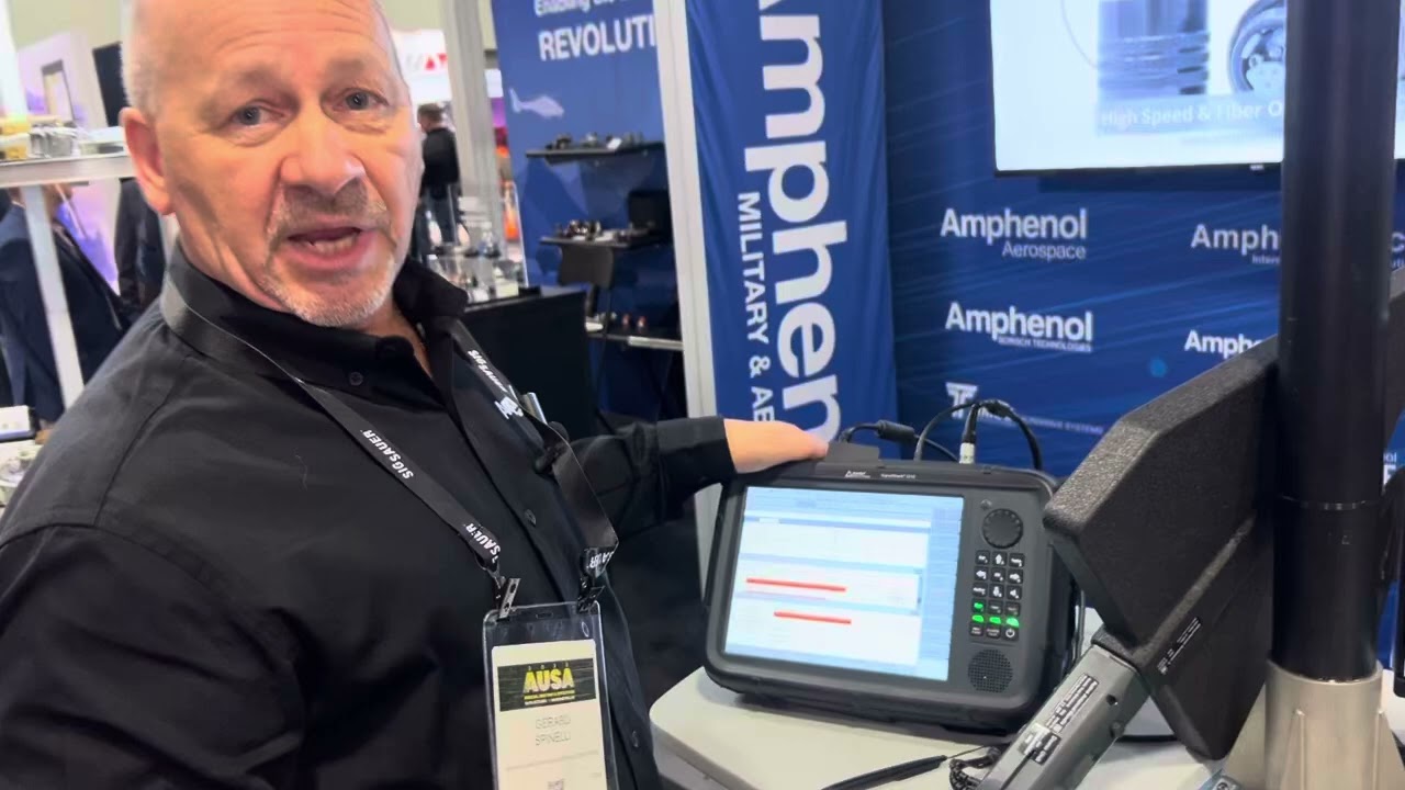 Signal Shark RF Receiver from Amphenol at AUSA 2025