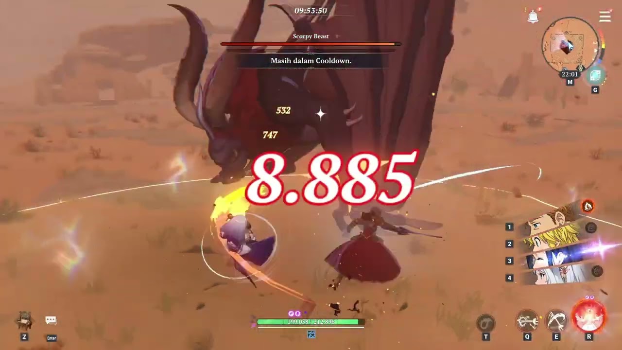 Seven Deadly Sins: Orgin Kill Bos Scorpy Beast