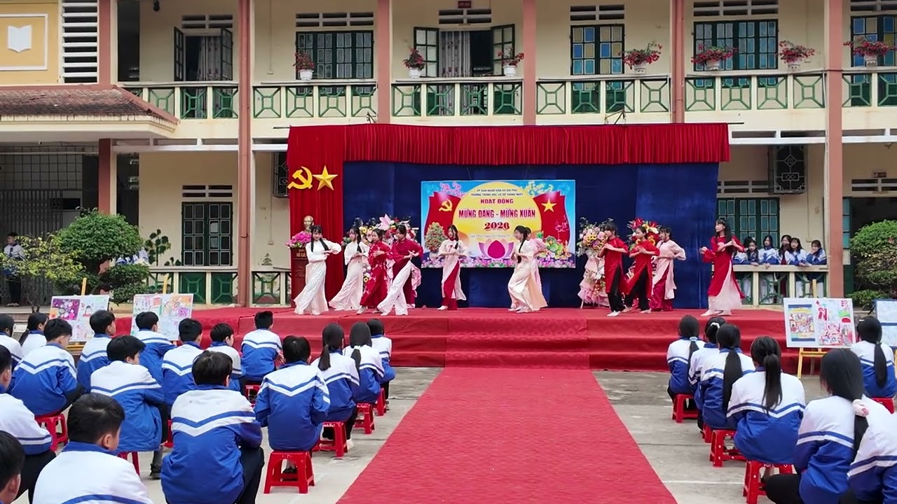 Tiết mục múa khối 6, chào xuân 2026