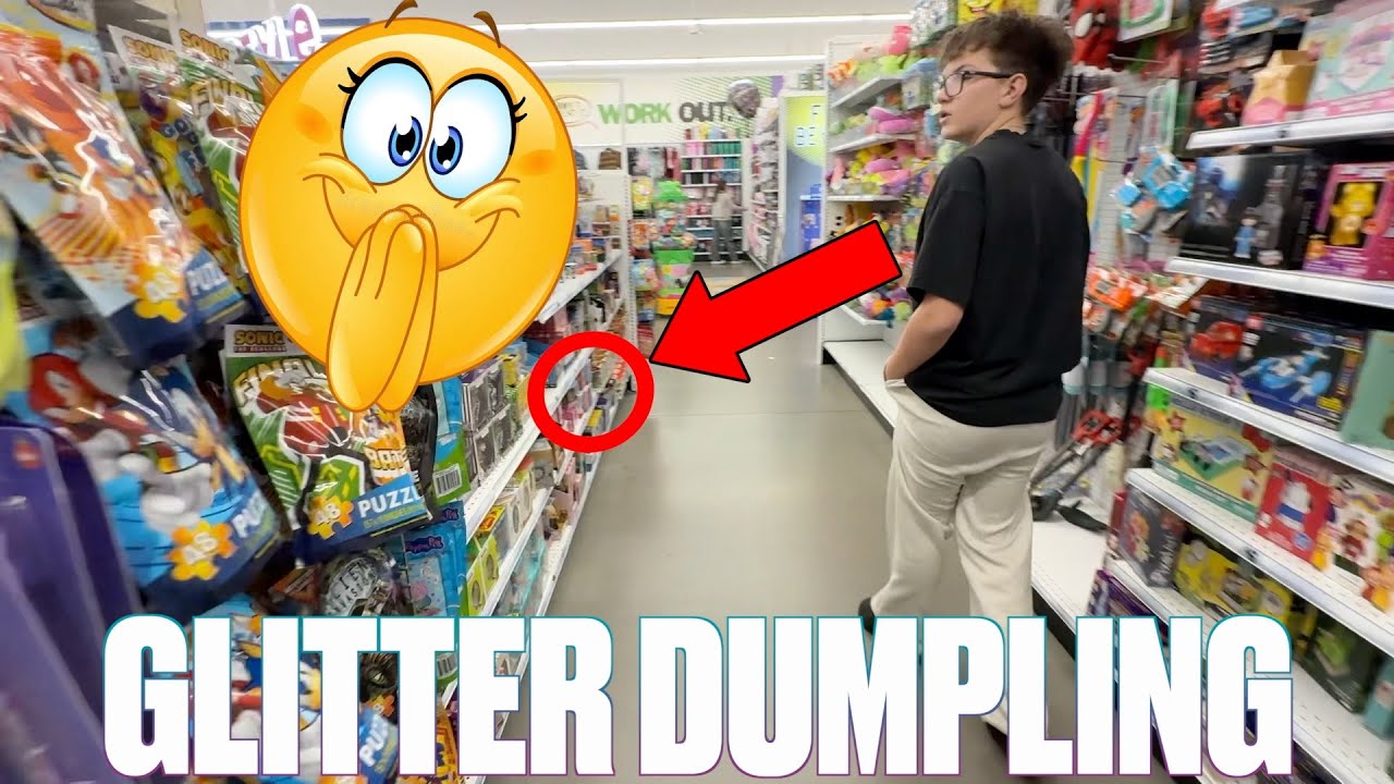 GLITTER DUMPLING HUNTING AT FIVE BELOW AND RAMEN MUKBANG HAUL