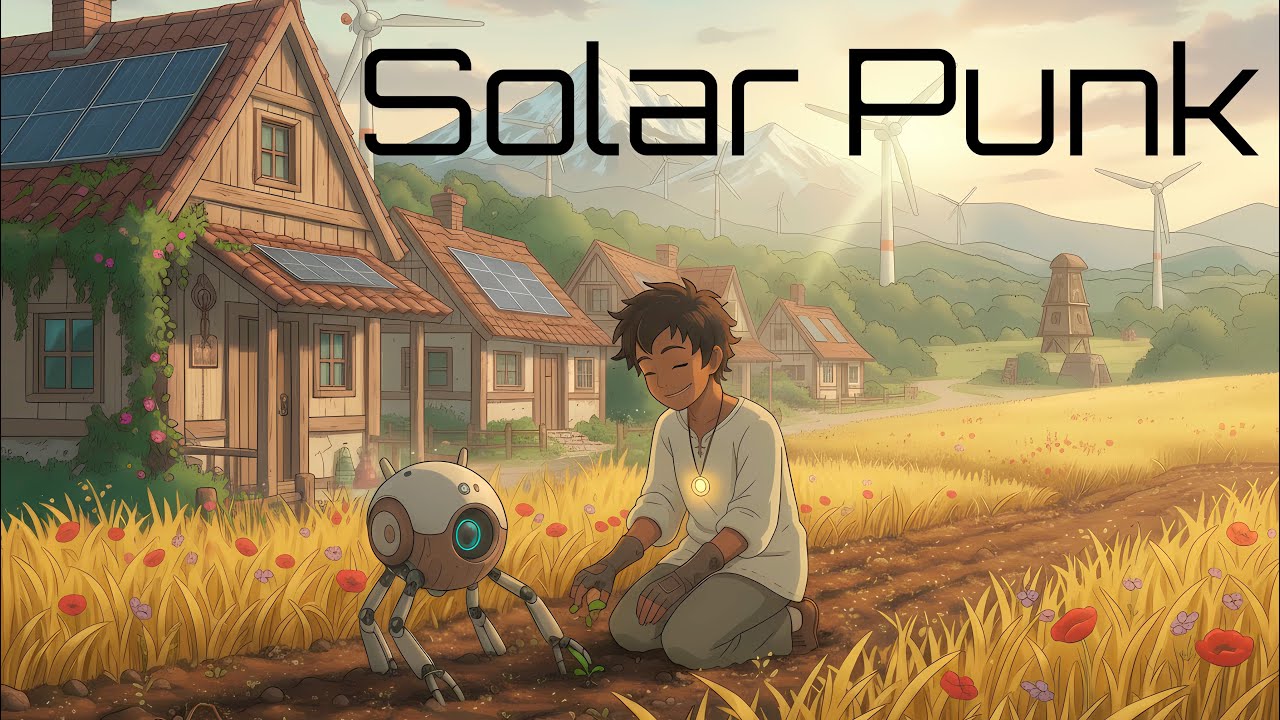 Seeds of Tomorrow - Solarpunk Lofi for Peaceful Minds (4K)