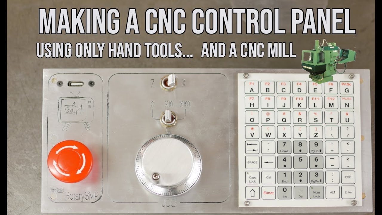 Making a CNC control panel - CNC'ing the mini lathe - episode 34 || RotarySMP