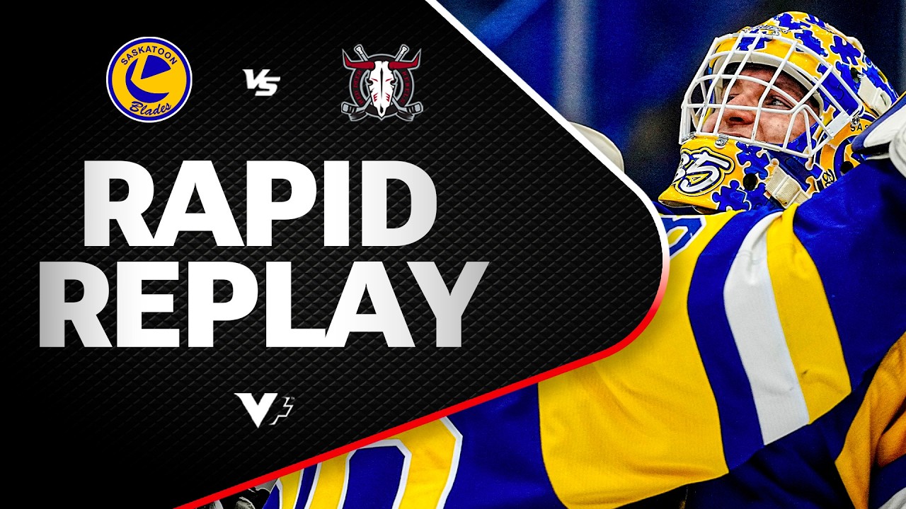 Wednesday, Mar. 4 HIGHLIGHTS | Saskatoon Blades (3) vs Red Deer Rebels (2)