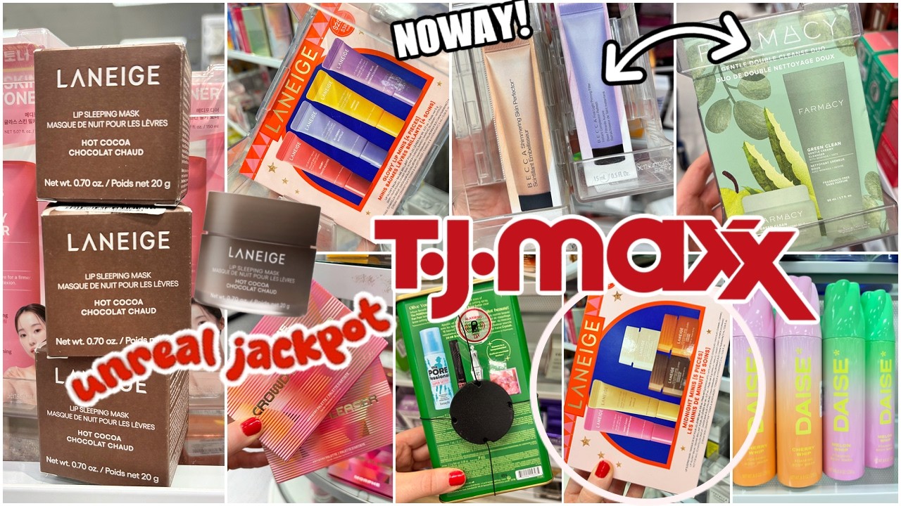 ВСЕ НОВИНКИ В TJ MAXX И MARSHALLS! LANEIGE HOLIDAY, БЕККА СНОВА С НАМИ?! BENEFIT, FARMACY И МНОГО...