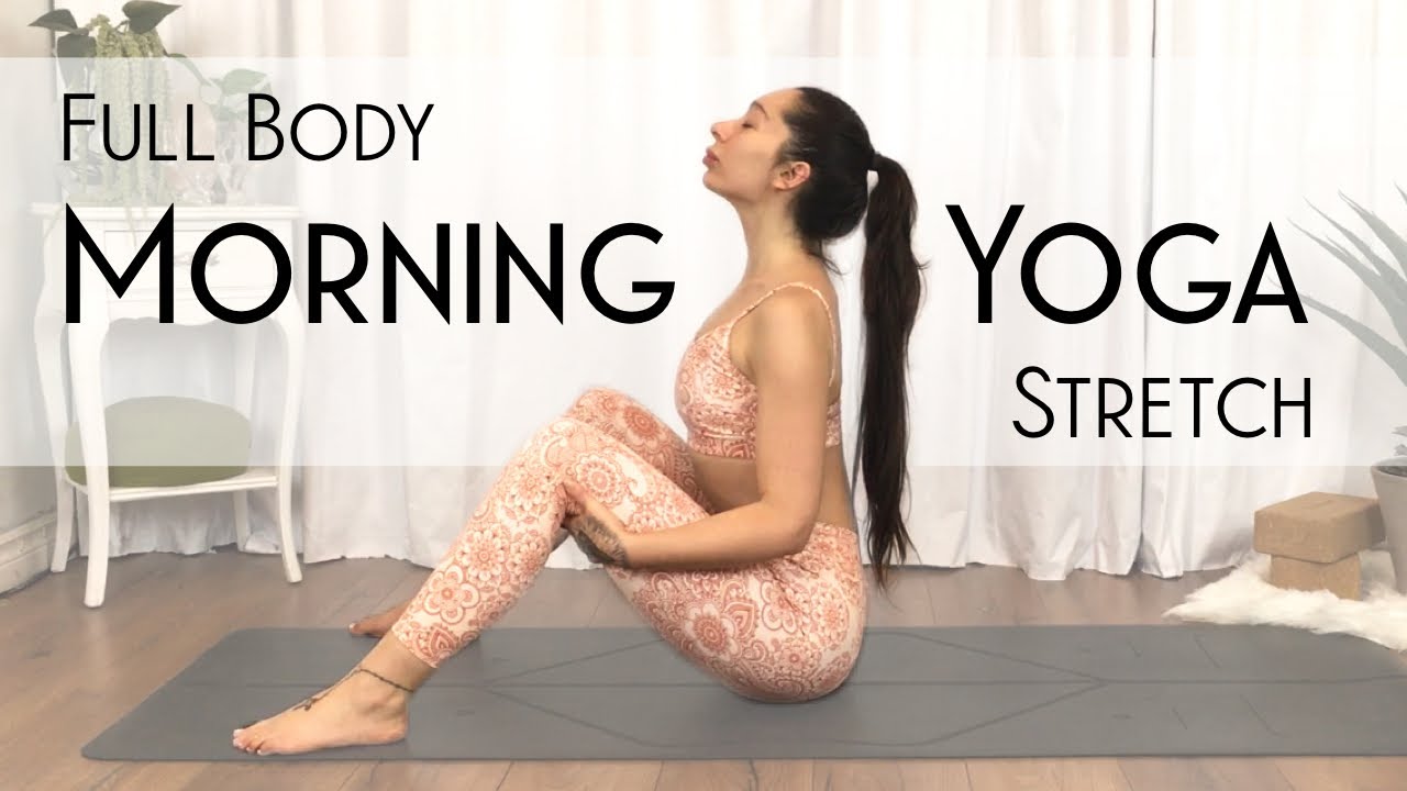 Morning Yoga Full Body Stretch in Bed - 30 Day Morning Yoga Challenge