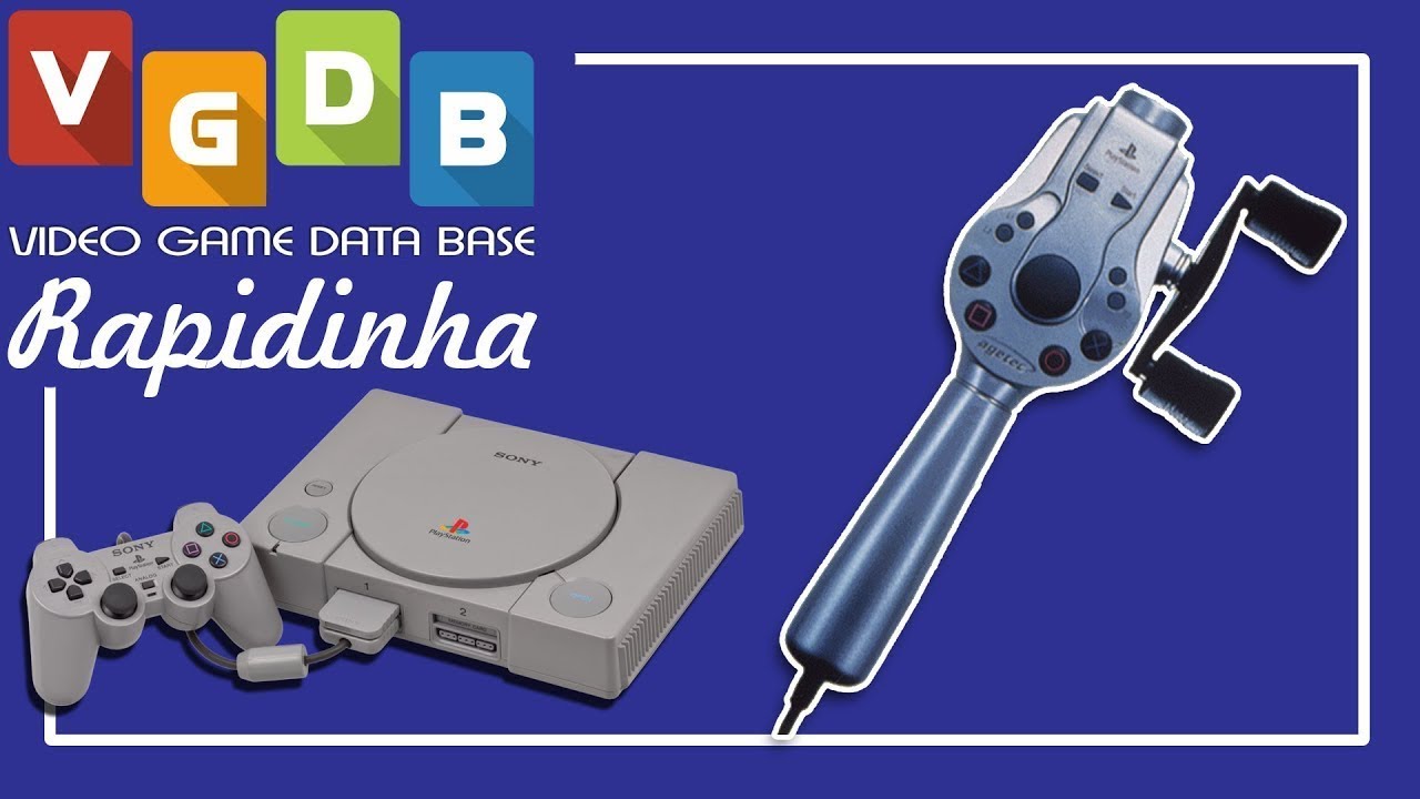 Vara de Pescar do PlayStation - PS1 - Mini An&aacute;lise
