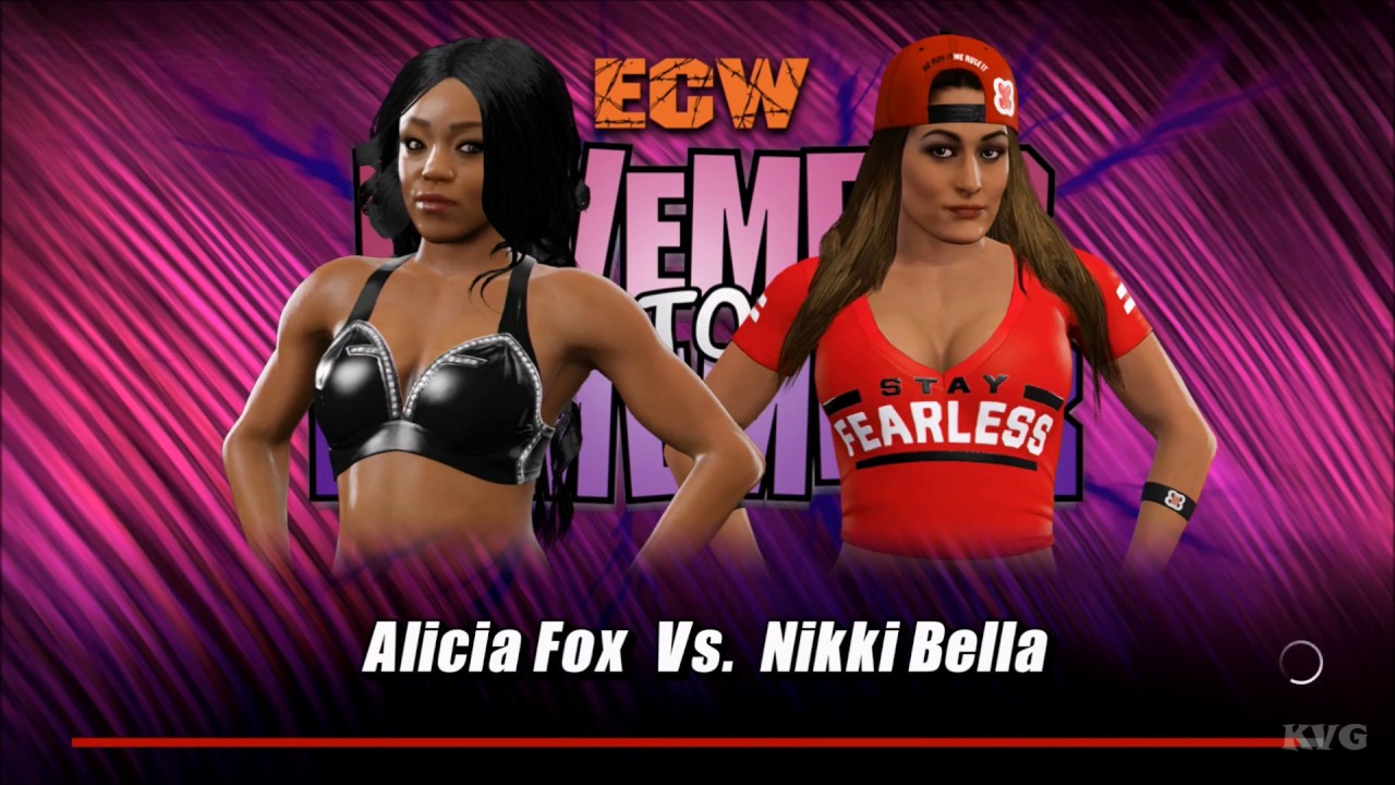 WWE 2K17 - Alicia Fox vs Nikki Bella | Gameplay (HD) [1080p60FPS]