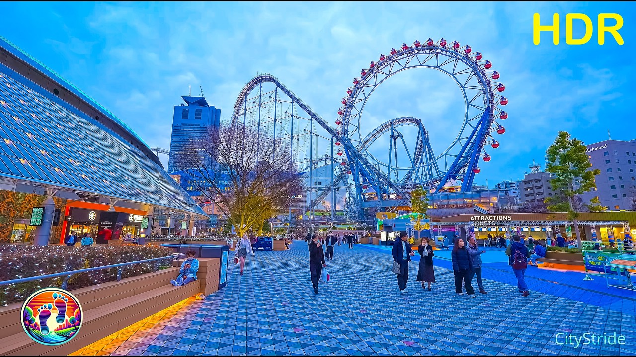 Tokyo Dome City Winter Illumination 2025/26 東京ドームシティ | Final Days of Winter Lights • 4K HDR ASMR