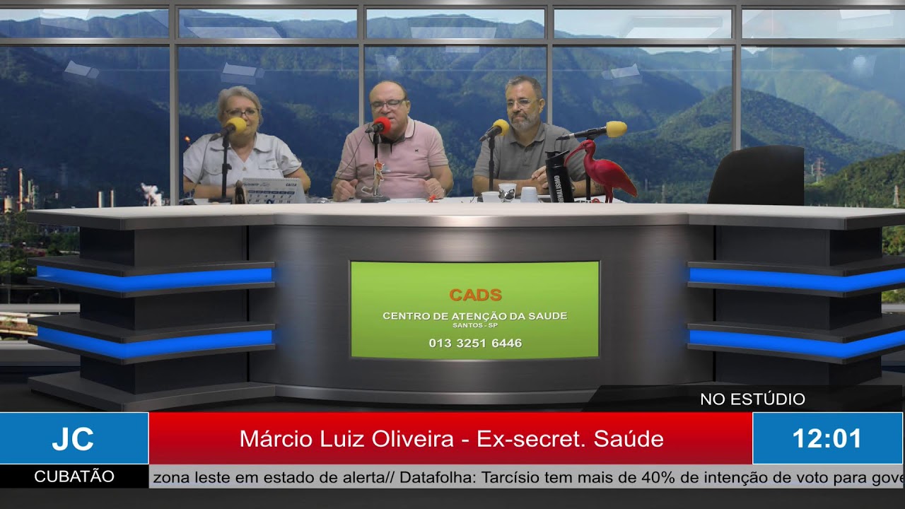 Programa Jornal da Cidade de Cubatão-09/03/2026 Prog. 4.055-Márcio Luiz Oliveira - Ex-secret. Saúde