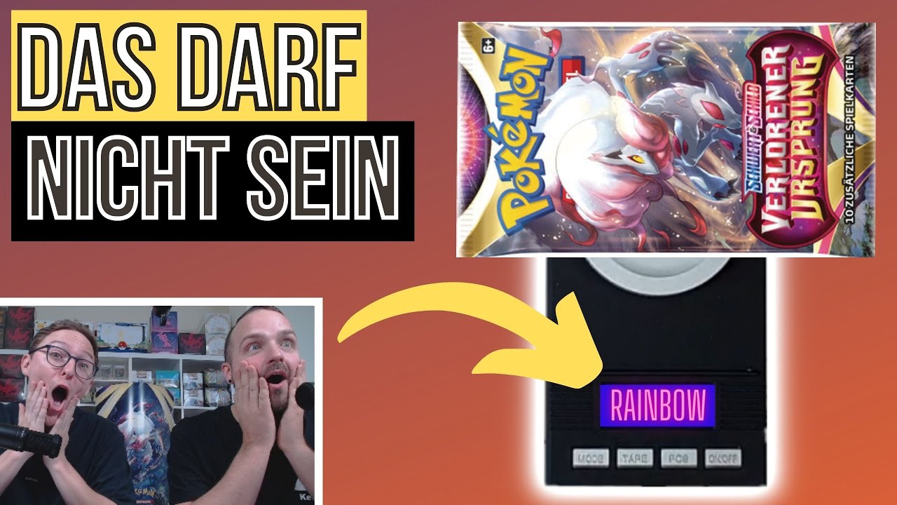 SCHLIMMER ALS GEDACHT...Pokemon Verlorener Ursprung abwiegen | Kann man Booster Packs wiegen?