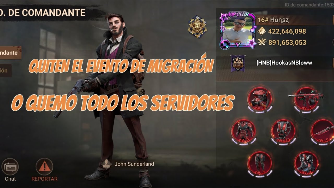 QUITEN EL EVENTO DE MIGRACIÓN O QUEMO TODO. DOOMSDAY LAST SURVIVORS EN ESPAÑOL