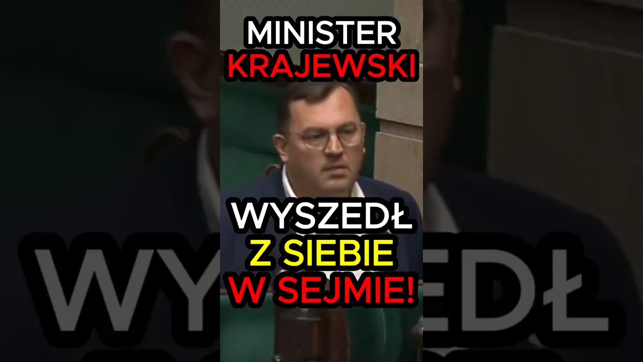KRAJEWSKI WYSZEDŁ Z SIEBIE PO WYPOWIEDZI SACHAJKI!