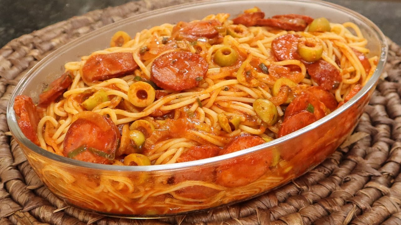 A MELHOR MACARRONADA DE CALABRESA DO MUNDO I ALMOÇO COMPLETO