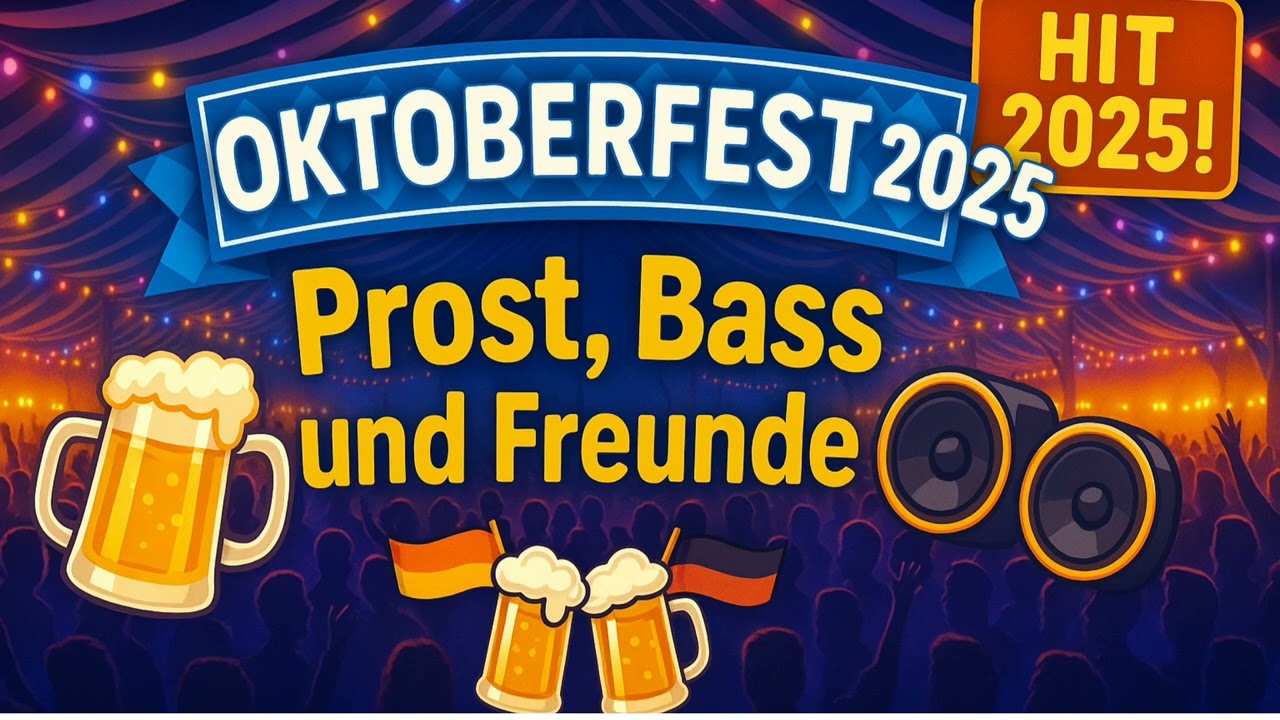 Oktoberfest 2025 🎉🍺 Prost, Bass und Freunde | Lustiger Partyschlager & Folk-Bass Hit