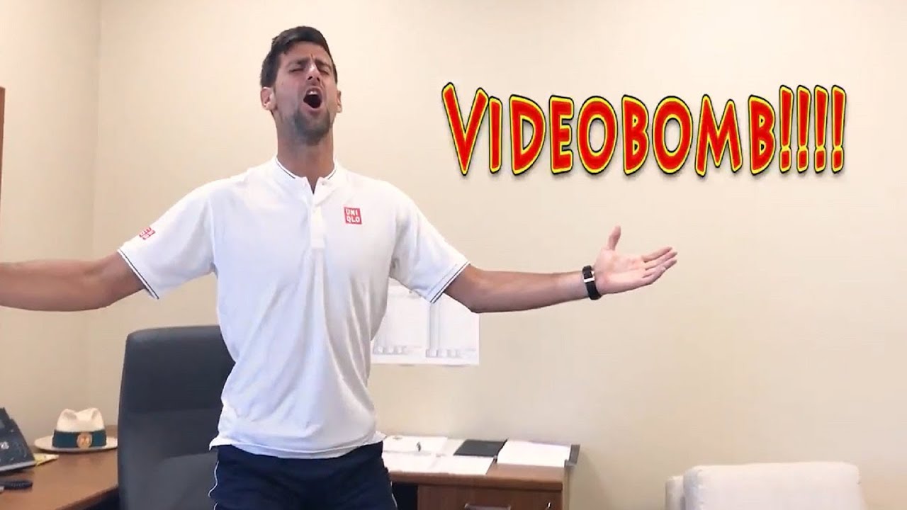 Tennis 2019 - FUNNY Djokovic, Federer Singing Compilation