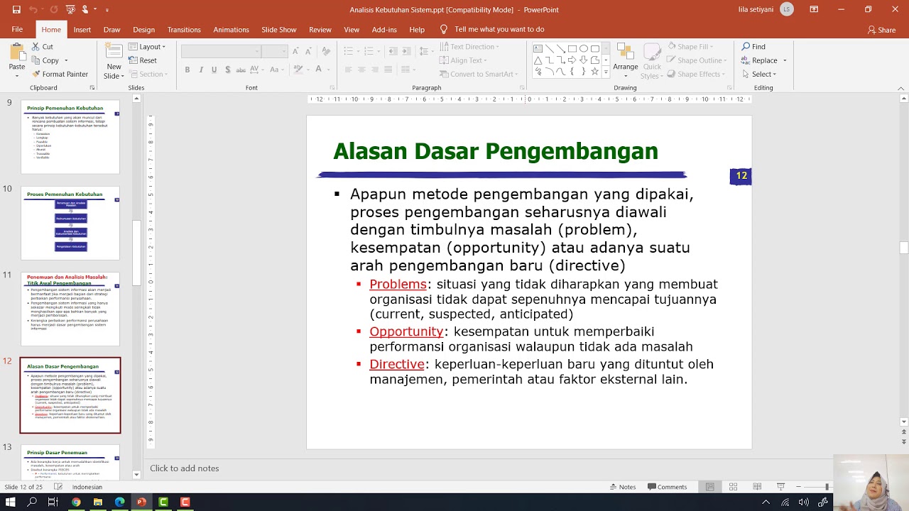 Analisis Kebutuhan Sistem Informasi