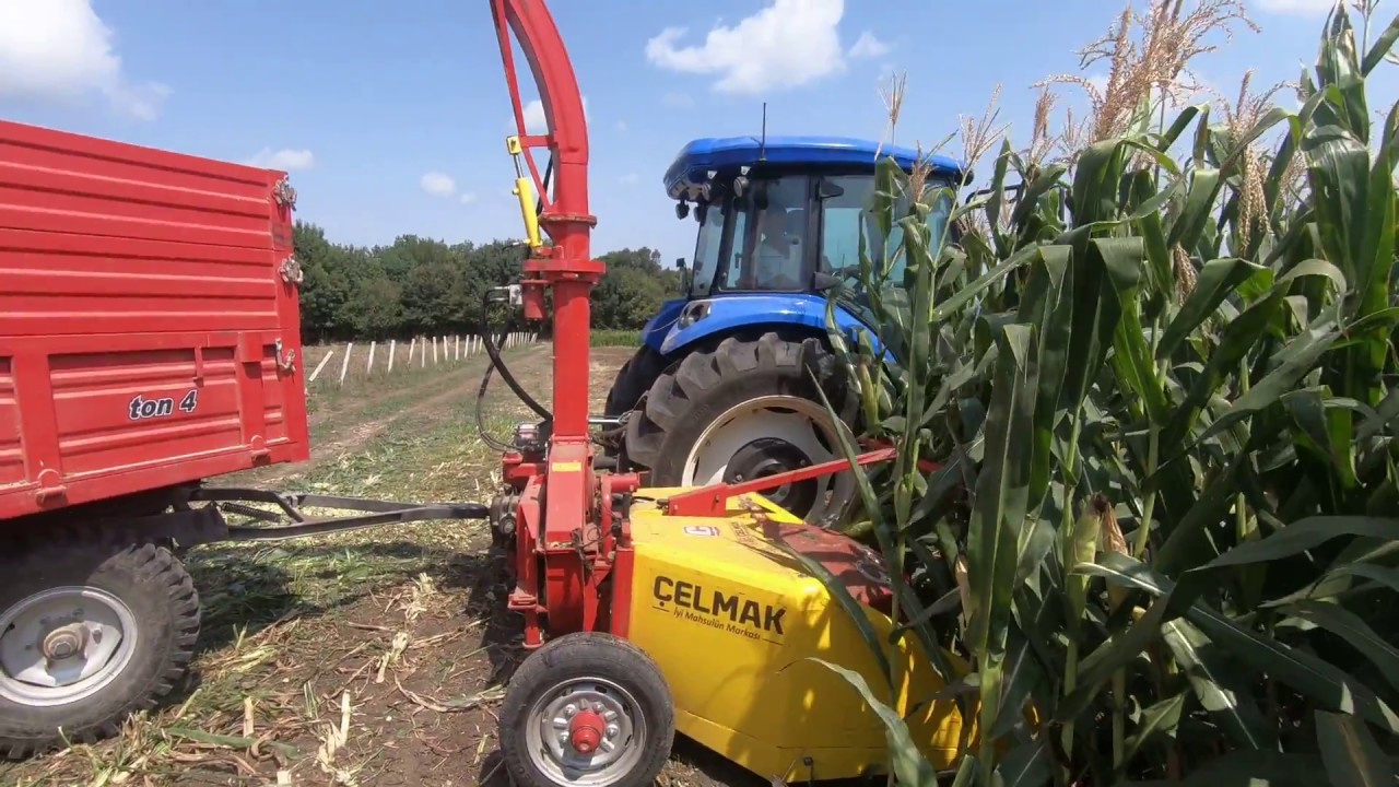 Bu Gürültüye 110 Beygir Az - Newholland TD110 Sıra Bağımsız Makine ile Silaj Yapıyor