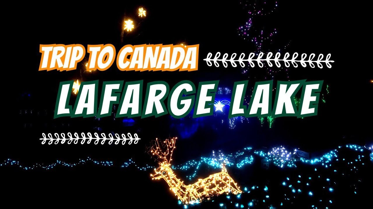 Welcome to Canada l Lafarge Lake with the Lights l Coquitlam l 2018 Winter Trip