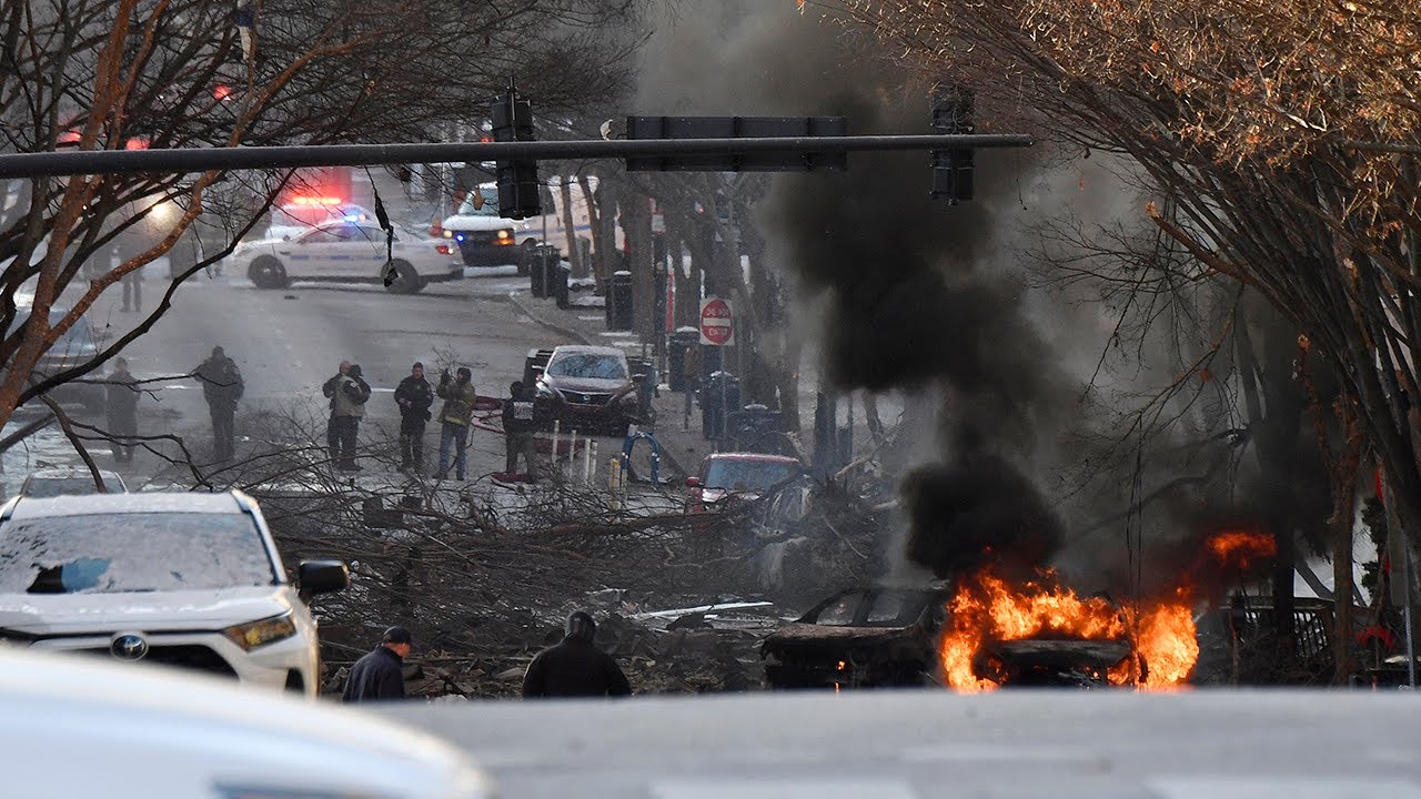 'Intentional' car explosion rocks Nashville on Christmas morning