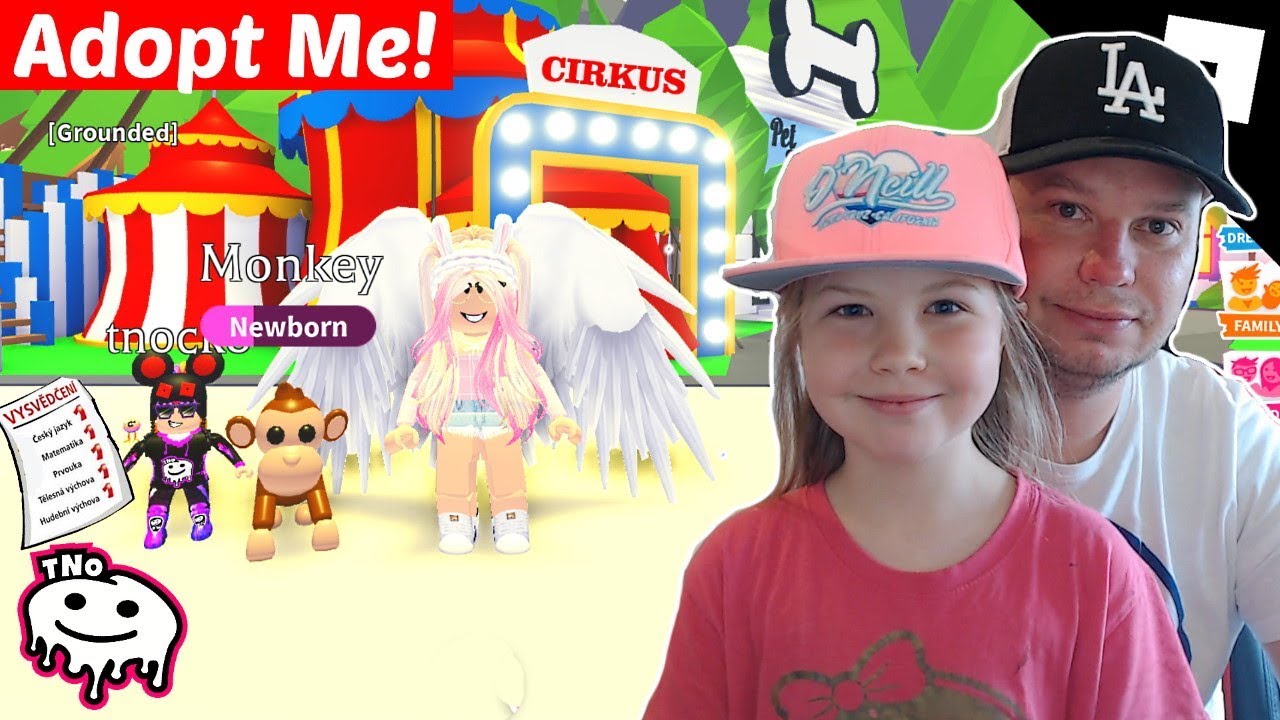 MAMINKA BARUNKA MI KOUPILA OPIČKU ZA VYSVĚDČENÍ 🐒 PŘÍBĚH ADOPT ME! 💕 ROBLOX | Tatínek a Barunka CZ