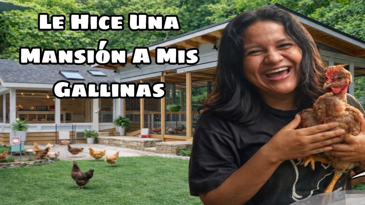 CONSTRUÍ UNA MANSIÓN PARA MIS GALLINAS | ME SALIÓ UNA CULEBRA