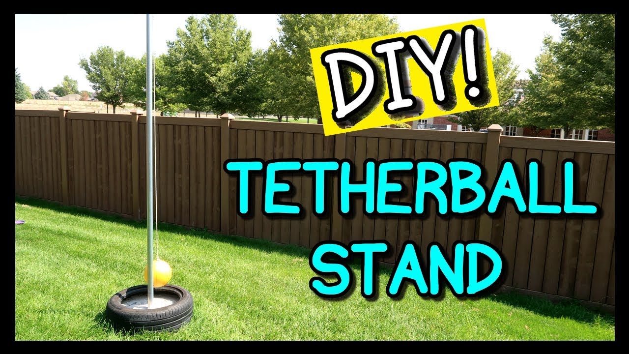 How To Make A Tetherball Stand! 📍 How To With Kristin