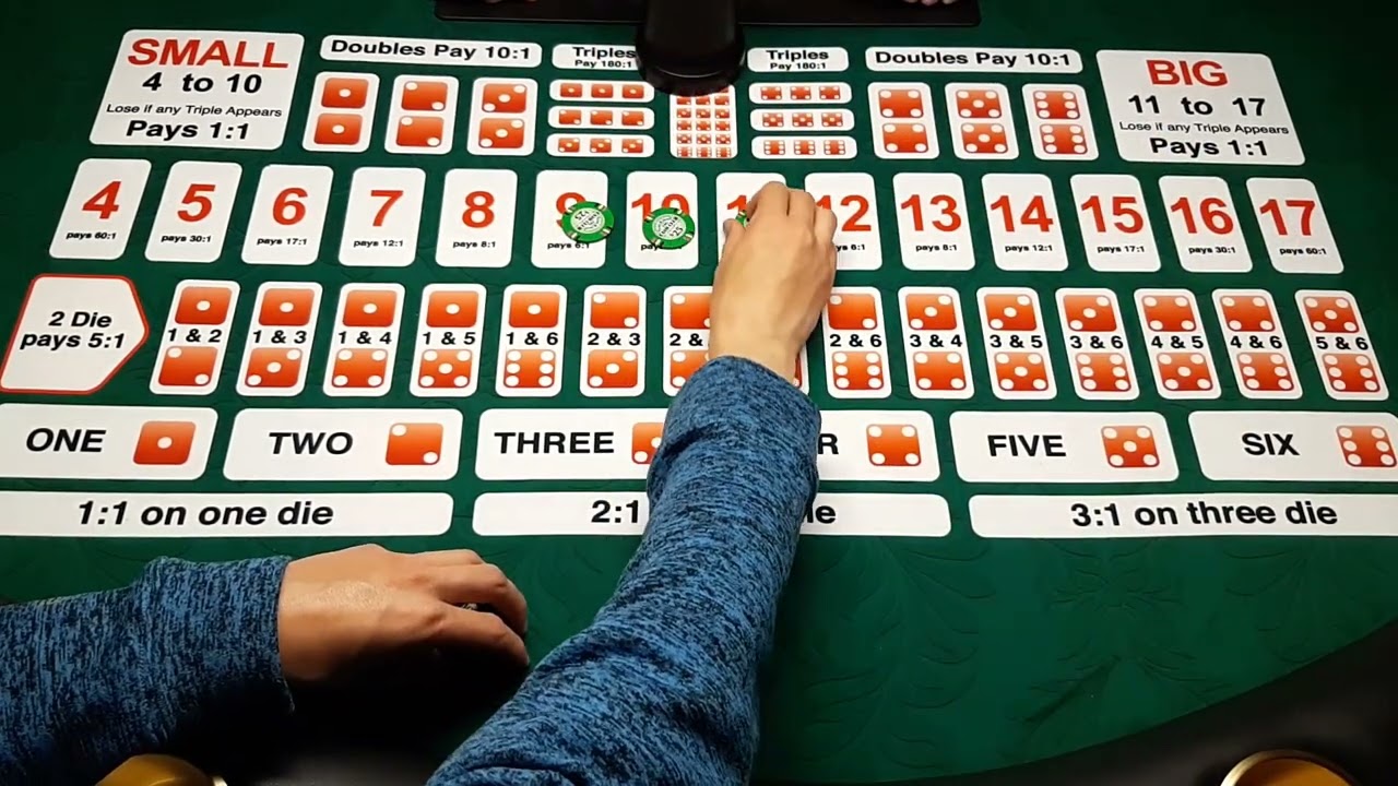 Sic bo $1,000 buy in 50% profit