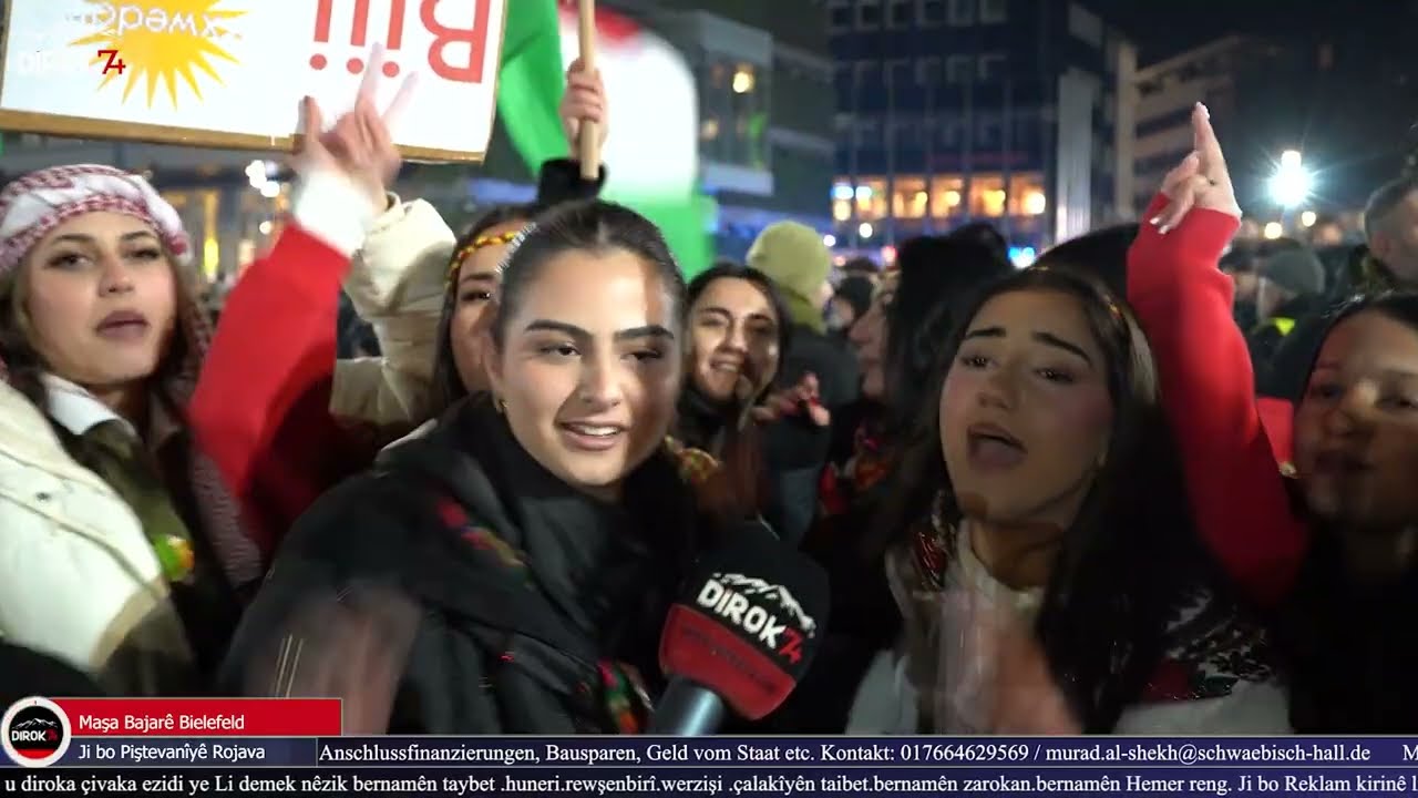 Maşai bajarê Bielefeld Ji bo piştevanîyê Rojava