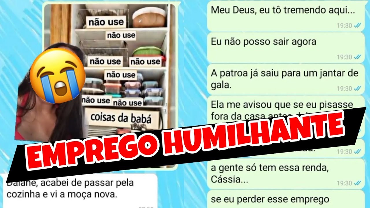 EMPREGO SOFRIDO E HUMILHANTE ATÉ DEMAIS HISTÓRIA COMPLETA COMPILADO!!