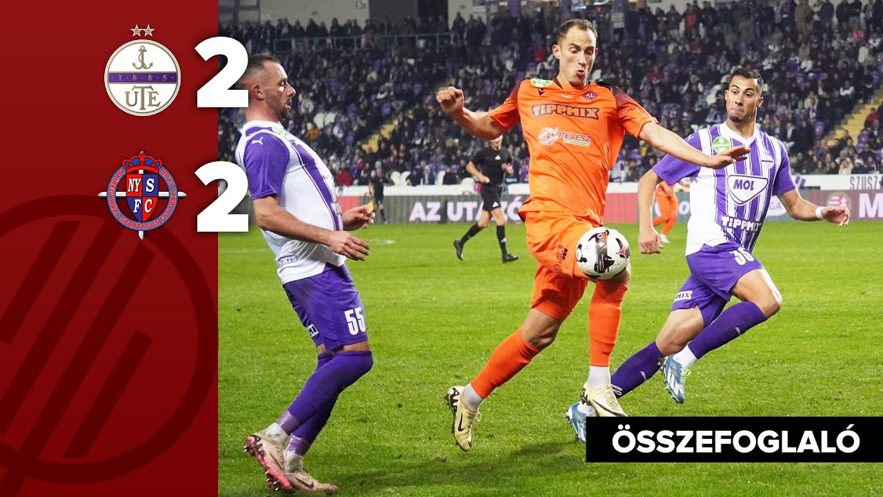 NB I: Újpest–Nyíregyháza 2–2 | összefoglaló