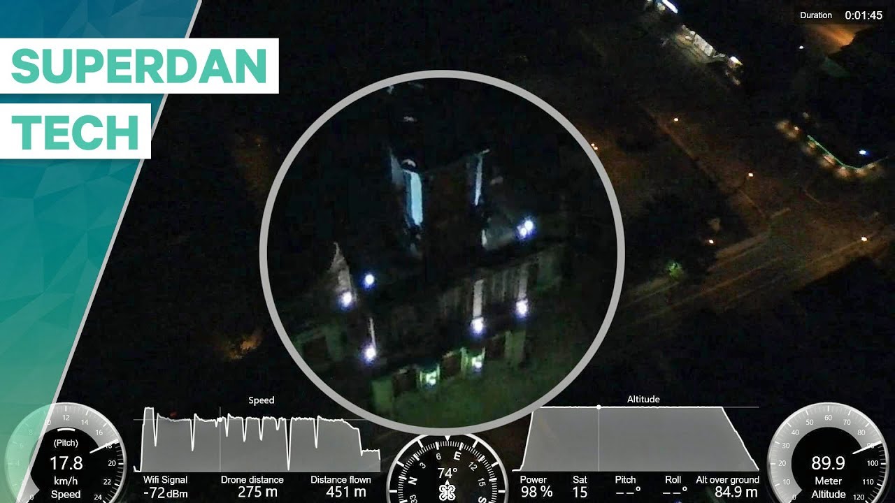 Parrot Bebop 2 Power drone | Night flight capabilites