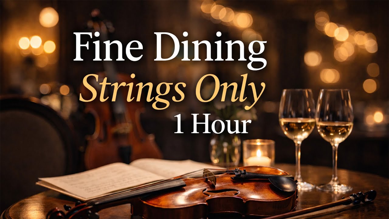 Fine Dining Strings Only | Luxury Ambient Music (1 Hour)