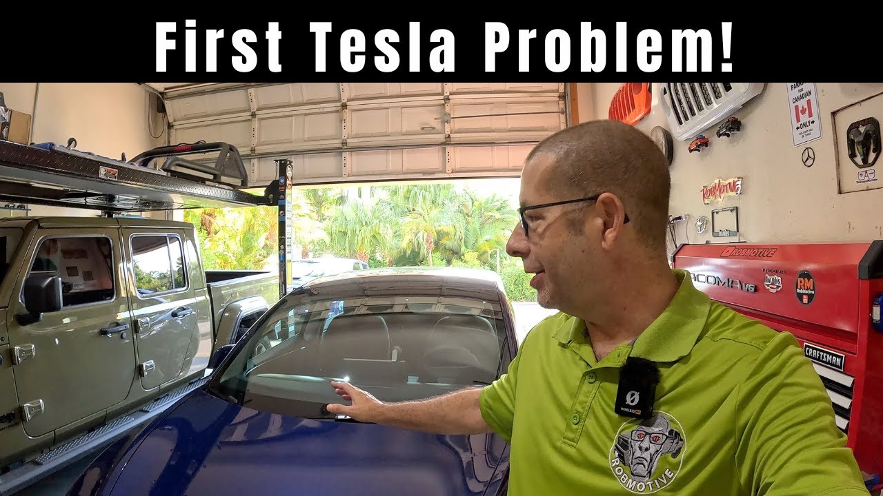 Первая настоящая проблема с Tesla