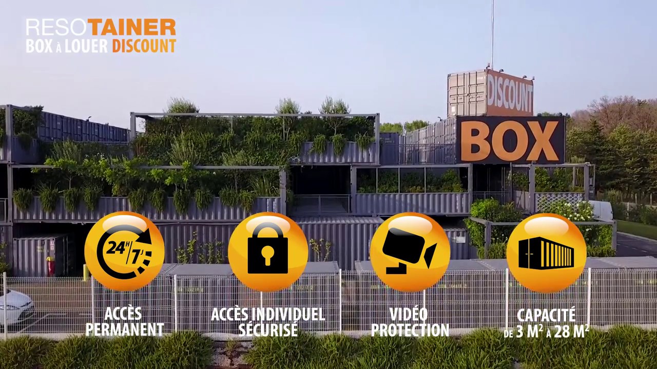 Visite d'un centre de self-stockage RESOTAINER : location de box de stockage discount