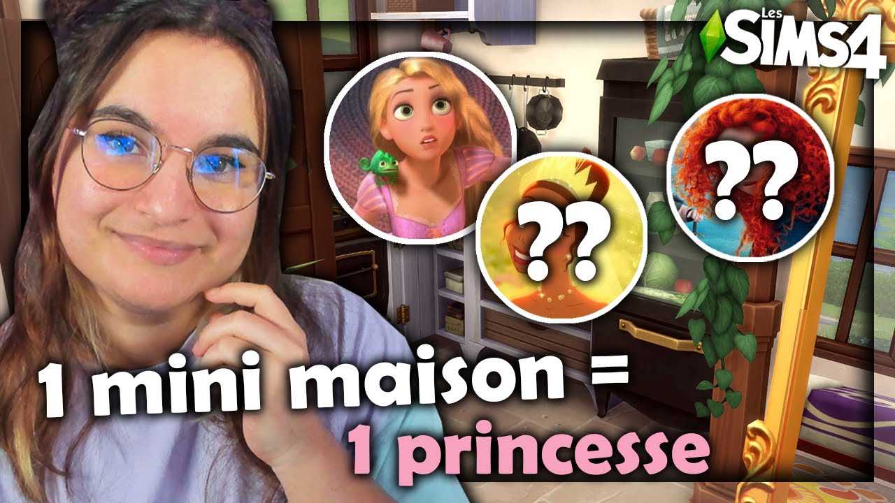 ☾ 1 mini maison = 1 princesse 🎀| Challenge - Sims 4 ☽