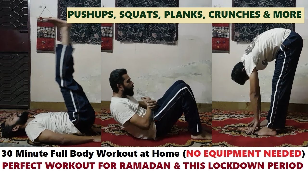 30 Minute Full Body Workout at Home During Ramadan and Lockdown (NO EQUIPMENT NEEDED)