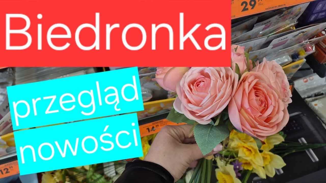 BIEDRONKA 🤗 ART. KRAWIECKIE, SZTUCZNE KWIATY, BUDZIKI, PRZEGLĄD P&Oacute;ŁEK 
