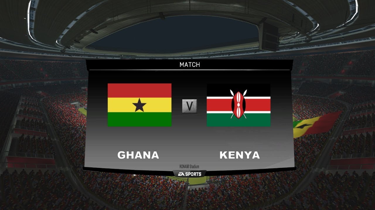 GHANA VS KENYA|Qualification Coupe d'Afrique CAN 2019| PS4 PES2019[HD]