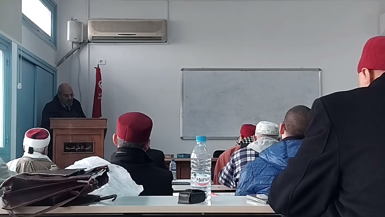 خطبة نموذجية ألقيتها بالمعهد الأعلى للشريعة امام نخبة من الأيمة الخطباء في نطاق دراسة فن الخطابة.