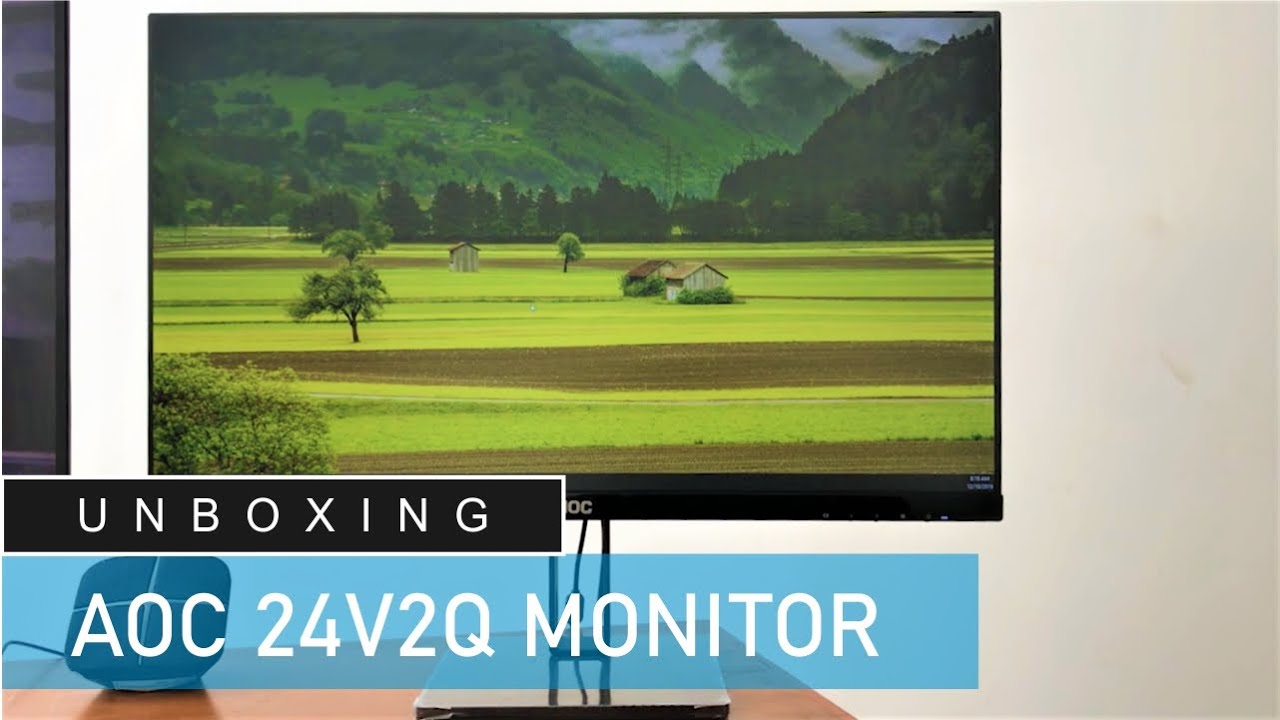 [just-unboxing]  AOC 24V2Q Slim Design IPS Monitor