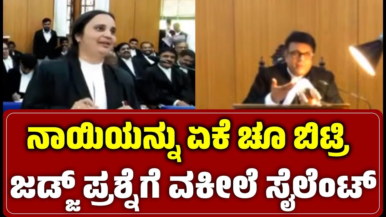 ನಾಯಿಯನ್ನು ಏಕೆ ಚೂ ಬಿಟ್ರಿ | Karnataka High Court | Justice M. Nagaprasanna