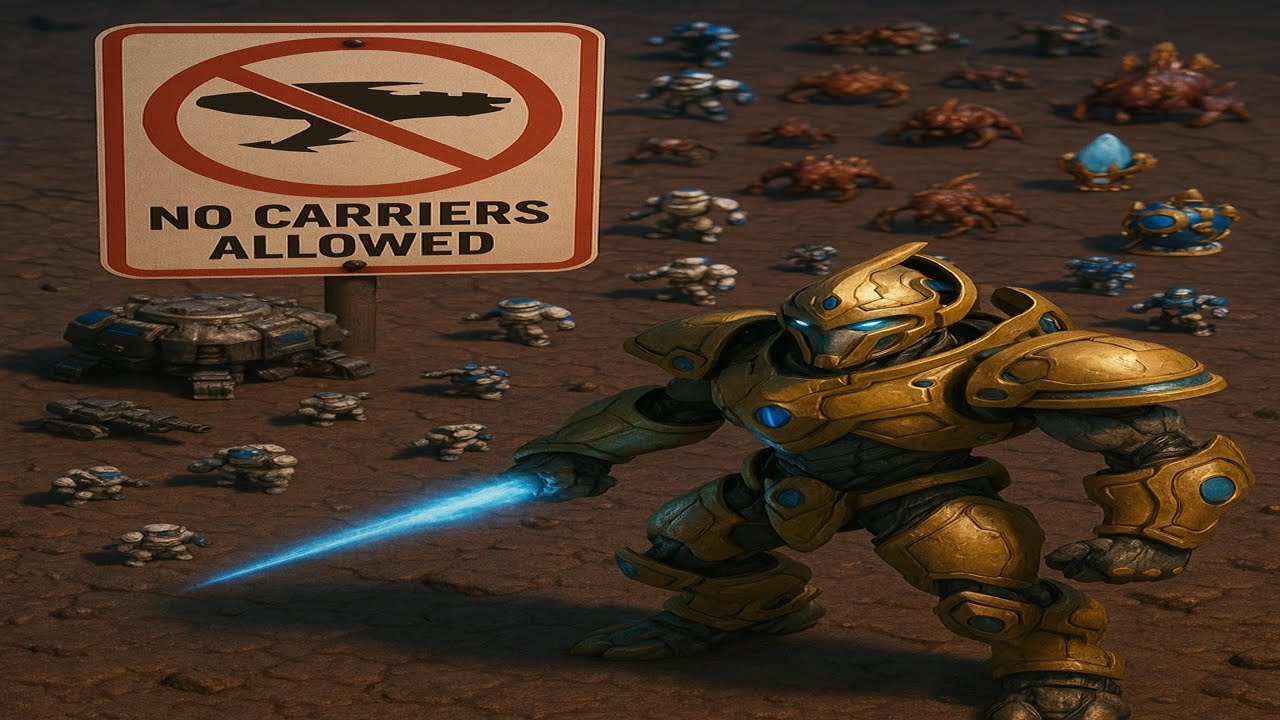 1 Protoss vs 7 Computers (No Carriers!) | StarCraft Remastered Challenge